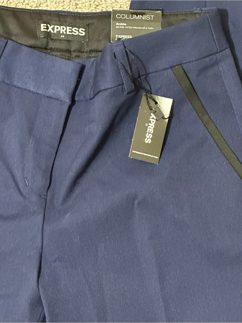 Express Men’s Navy Blue Dress Pants